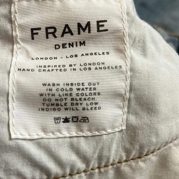 Frame Denim Le Garçon Size 28 - Picture 9 of 11
